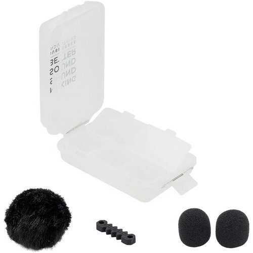 Bubblebee Industries The Outdoor Mic Kit for Sennheiser ME 2-II Lavalier (Black)