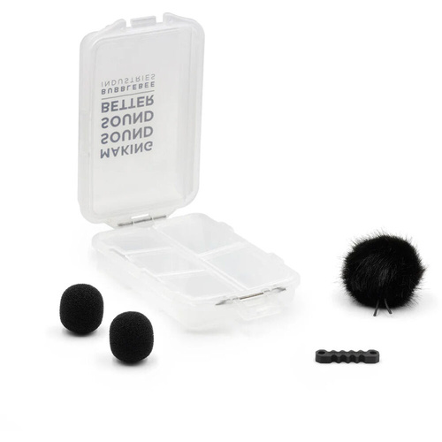 Bubblebee Industries The Outdoor Mic Kit for Sony ECM-V1 Lavalier Mic (Black)