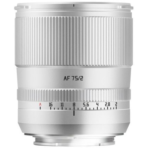 TTArtisan AF 75mm f/2 Lens (Sony E, Silver)