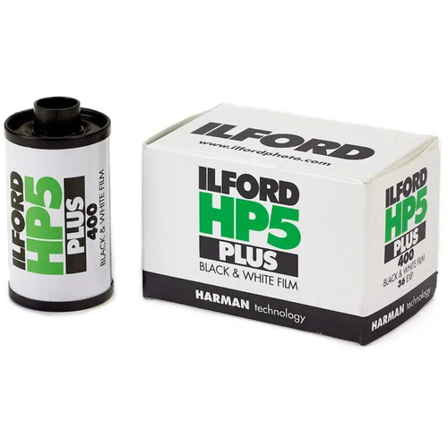 Ilford HP5 Plus Black and White Negative Film (35mm Roll Film, 24 Exposures)