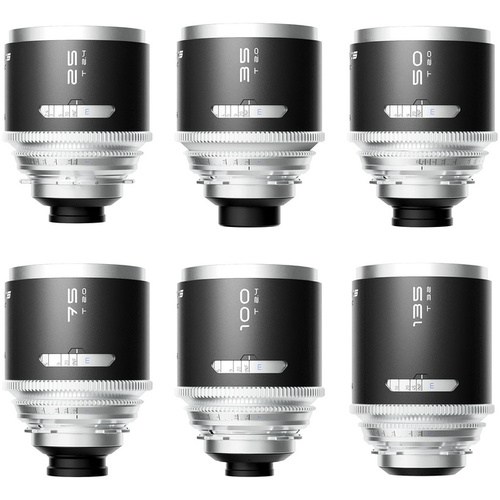 Blazar MANTIS 1.33X Full Frame Anamorphic 6 Lens Set (PL Mount, Amber Flare)