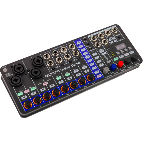 Zoom LiveTrak L6max Portable 12-Channel Mixer and Recorder