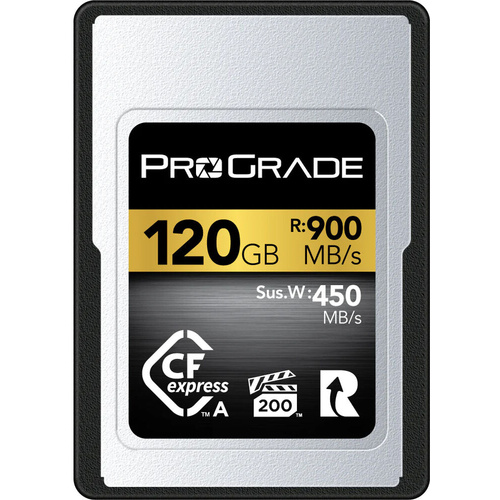 ProGrade Digital 120GB CFexpress 2.0 Type A Gold Memory Card