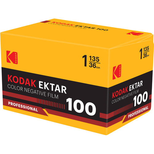 Kodak Eastman Professional Ektar 100 Color Negative Film (35mm Roll Film, 36 Exposures)