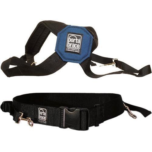 Porta Brace AH-2M Padded Audio Harness with Belt (Medium) - for Audio Equipment Cases