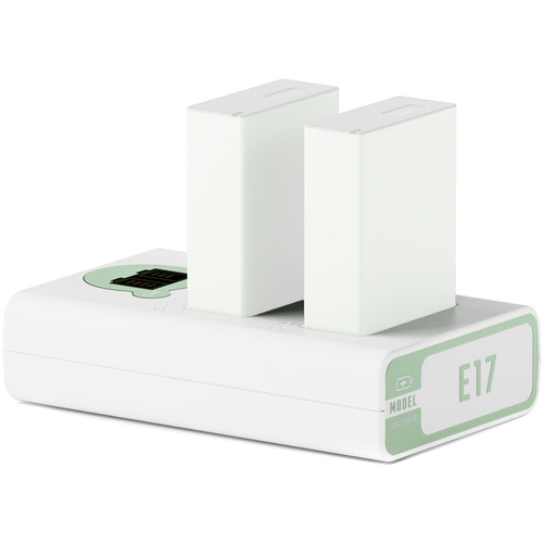 Tilta 2-Channel Battery Charger for LP-E17 Batteries (Ash Green)