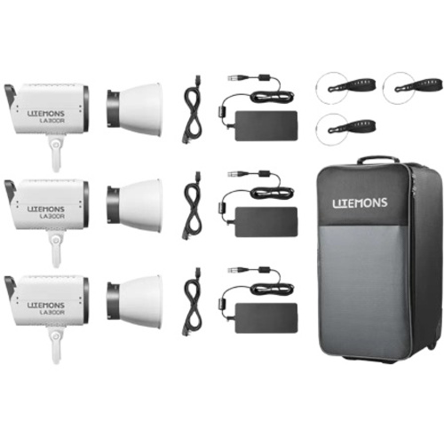 Godox Litemons LA300R RGB LED Monolight (3-Light Kit)