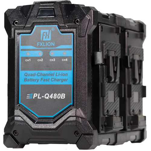 Fxlion Quad-Channel V-Mount Fast Battery Charger