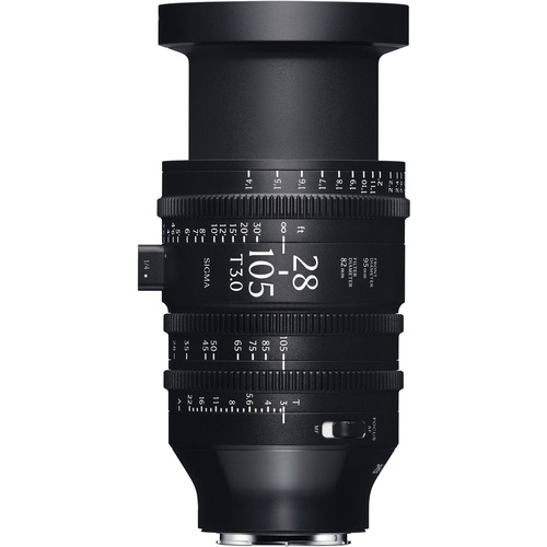 Sigma 28-105mm T3 FF Cine Zoom Lens with AF (Sony E, Feet)