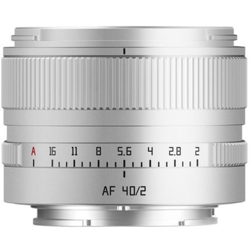 TTArtisan AF 40mm f/2 Lens (Nikon Z, Silver)