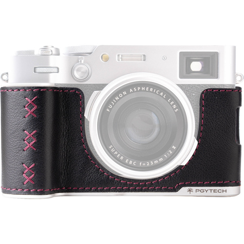 PGYTECH Leather Camera Case for FUJIFILM X100 VI (Midnight Black)
