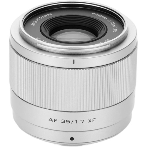 Viltrox AF 35mm f/1.7 XF Lens (Fujifilm X, Silver)