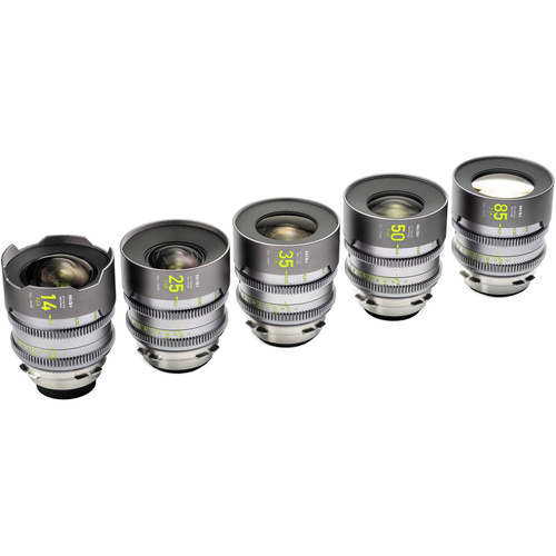 NiSi ATHENA PRIME Rewind T1.9/T2.4 Full-Frame 5-Lens Kit (ARRI PL)