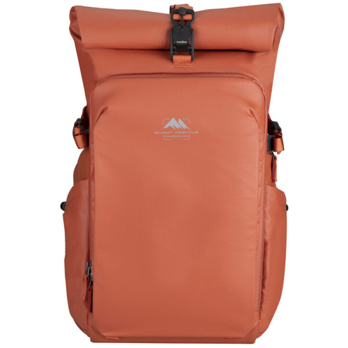 Summit Creative Large Metropolis 32L Roll Top Backpack (Orange)