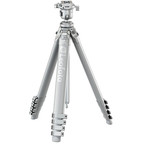 Leofoto AZ-235C Carbon Fibre Travel Tripod + MBH-30 Inverted Ball Head (Silver)