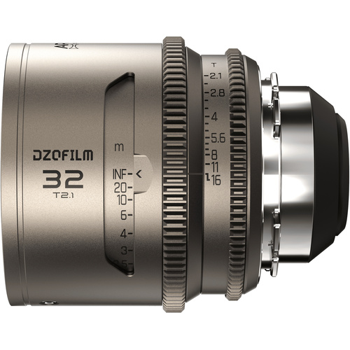 DZOFilm Arcana 32mm T2.1 Anamorphic Prime Lens (ARRI PL, Titanium, Meters)