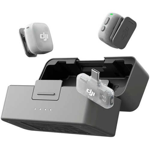 DJI Mic Mini 2 Wireless Microphone System with Charging Case (2TX+ Mobile RX)
