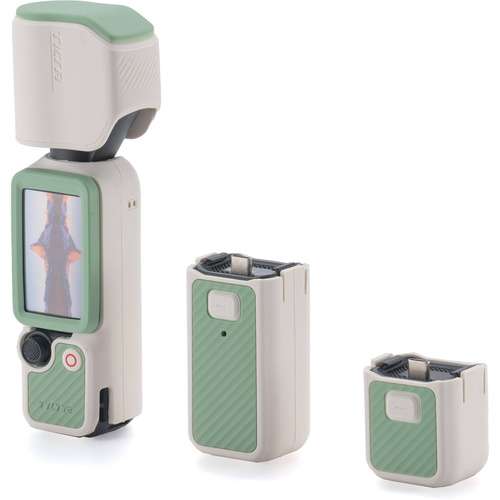 Tilta Silicone Protective Cover Power Kit for DJI Osmo Pocket 4 (Celadon White)