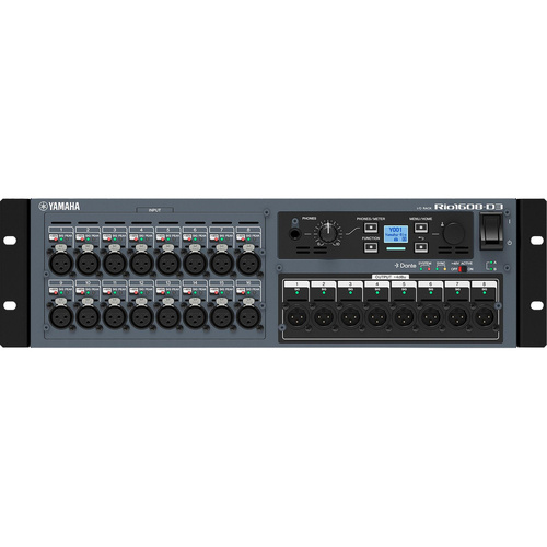 Yamaha RIO-1608-D3 16x8 Dante Stage Box