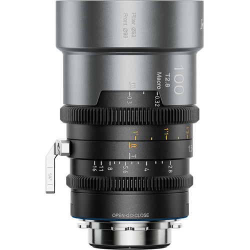 Sirui IronStar 100mm T2.8 Anamorphic 1.5x Lens (ARRI PL/Canon EF, Blue Flare)