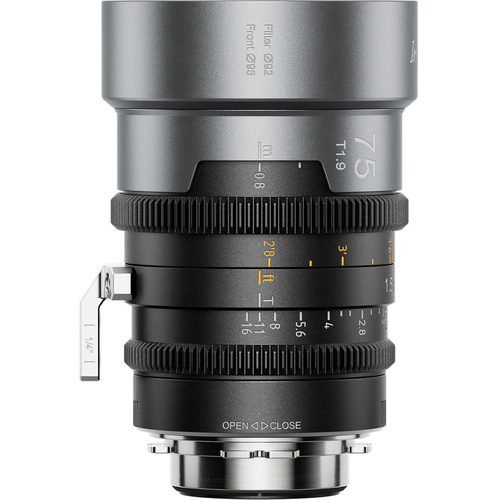 Sirui IronStar 75mm T1.9 Anamorphic 1.5x Lens (ARRI PL/Canon EF, Neutral Flare)