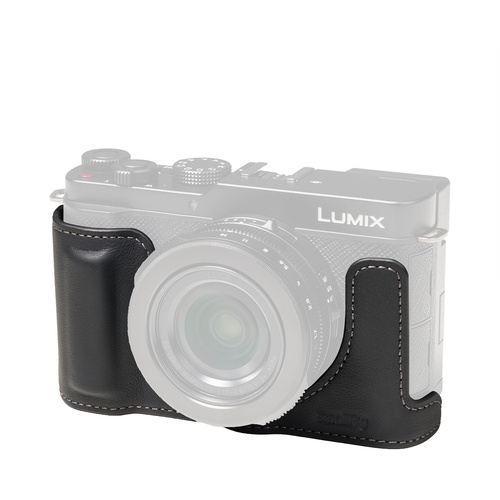 SmallRig 5698 Leather Half Case for Panasonic LUMIX L10 (Black)