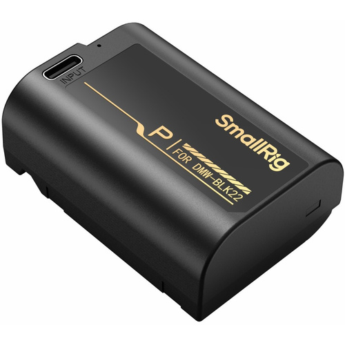 SmallRig 6098 Camera Battery with USB-C Charging for Panasonic LUMIX DMW-BLK22