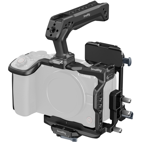 SmallRig 6381 "HawkLock" Quick Release Cage Kit with V-Mount Battery Plate for Canon EOS R6 V