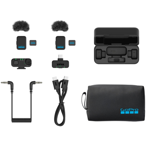 GoPro 2-Person Wireless Microphone System for Cameras and Mobile Devices (2.4 GHz)