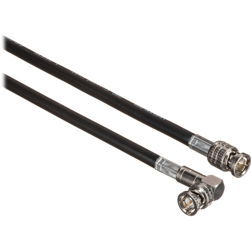 Canare Male to Right Angle Male HD-SDI Video Cable (Black, 175')