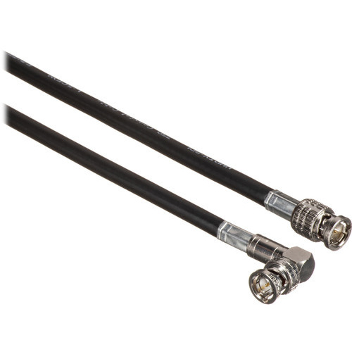 Canare Male to Right Angle Male HD-SDI Video Cable (Black, 20')