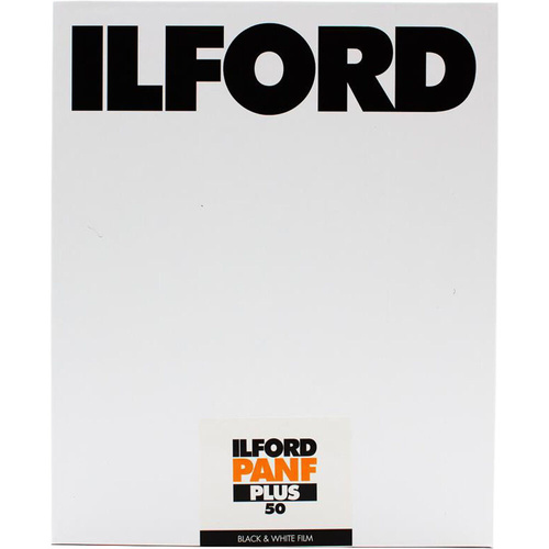 Ilford Pan F Plus Black and White Negative Film (8 x 10", 25 Sheets)