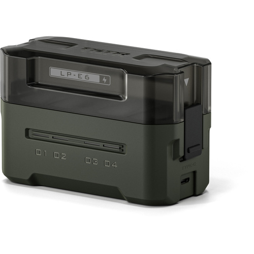 Tilta Portable Charging Station for LP-E6 (4 Channel, Green)