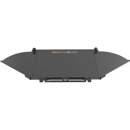 Bright Tangerine Carbon Fiber Top Flag for Misfit Kick Mk II Matte Box
