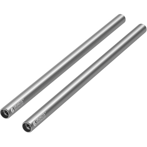 Bright Tangerine Drumstix Structural Alloy Threaded 15mm Rods (Pair, 30.4cm)