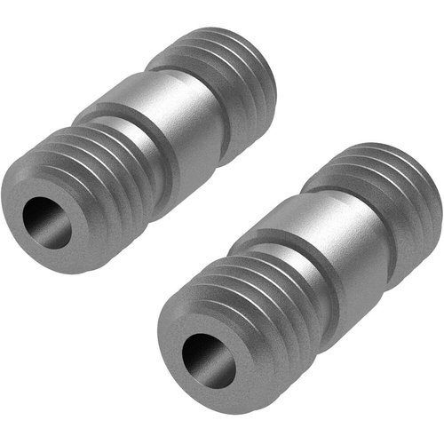 Bright Tangerine Drumstix Structural Alloy Threaded 15mm Rod Joiner (2-Pack)