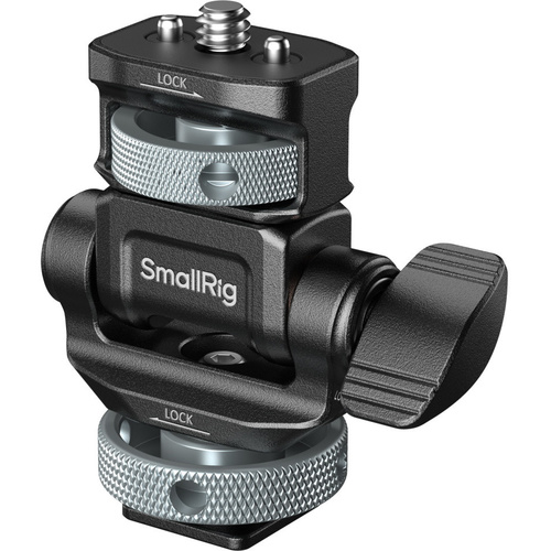 SmallRig 6313 Monitor Support for Horizontal & Vertical Shooting with Cold Shoe Mount
