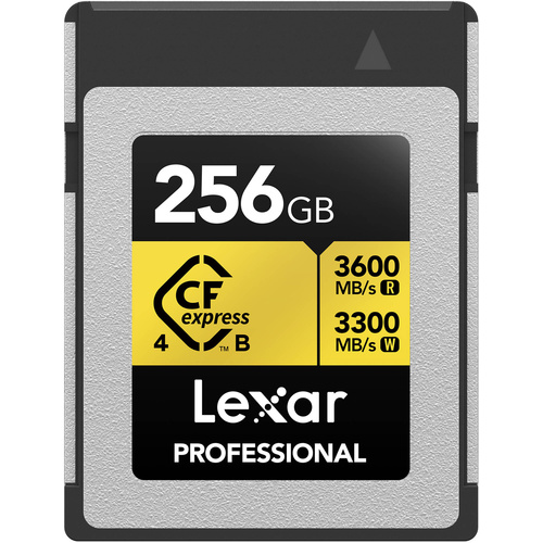 Lexar 256GB Professional CFexpress 4.0 Type B GOLD Card
