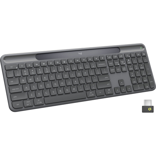 Logitech K980 Signature Slim Solar+ Wireless Keyboard for Business (Graphite)