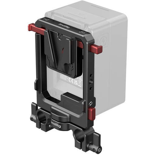 SmallRig 6273 Rotatable V-Mount Battery Plate with Dual V-Locks and 15mm Dual Rod Clamp