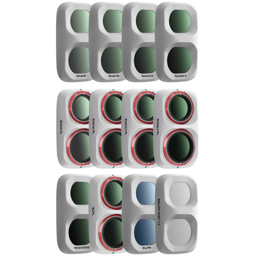Freewell Mega Filter Kit for Osmo Pocket 4P (12 Pack, White)