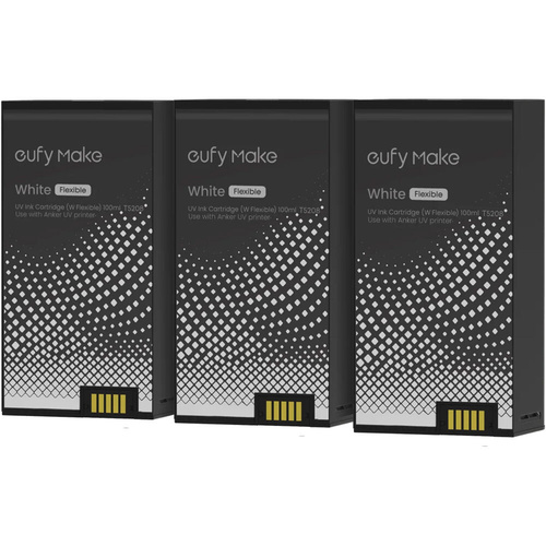 eufyMake UV Ink Cartridge for E1 3D-Texture UV Printer (Flexible White)