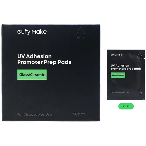 eufyMake UV Adhesion Promoters Prep Pads for Glass and Ceramics (50pcs)