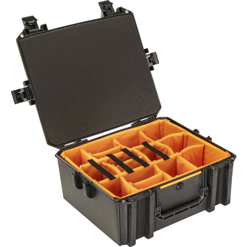 Pelican Vault V600 Case (Black, Padded Dividers)