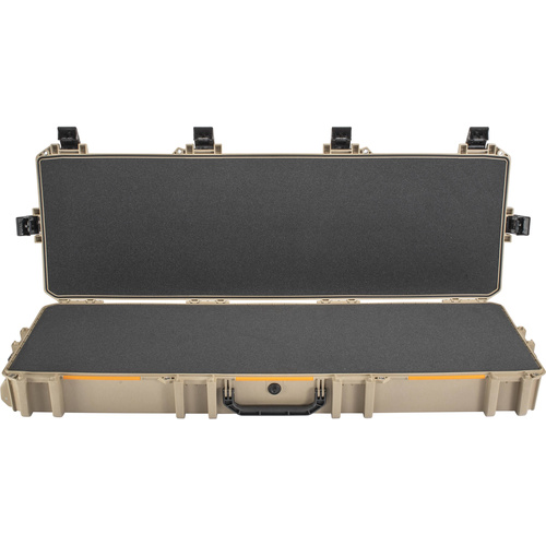 Pelican V800 Wheeled Hard Tactical Rifle Case with Foam Insert (Tan)