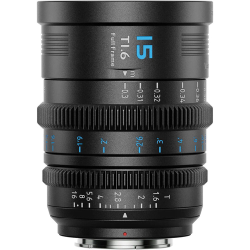 Sirui VP-1 Vision Prime 15mm T1.6 Full-Frame Cine Lens (Multi-Mount, Black)