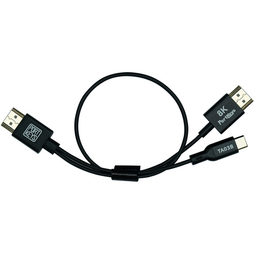 Portkeys HDMI Video Control Cable for LH7C Monitor (30cm, Black)