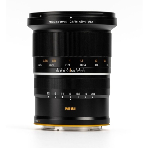 NiSi 16mm f/2.8 ASPH. Ultra-Wide Medium Format Lens (Hasselblad XCD Mount)