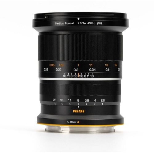 NiSi 16mm f/2.8 ASPH. Ultra-Wide Medium Format Lens (Fujifilm G Mount)