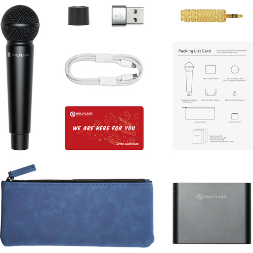 Hollyland MELO P1 Solo Wireless Handheld Microphone System (Space Gray)